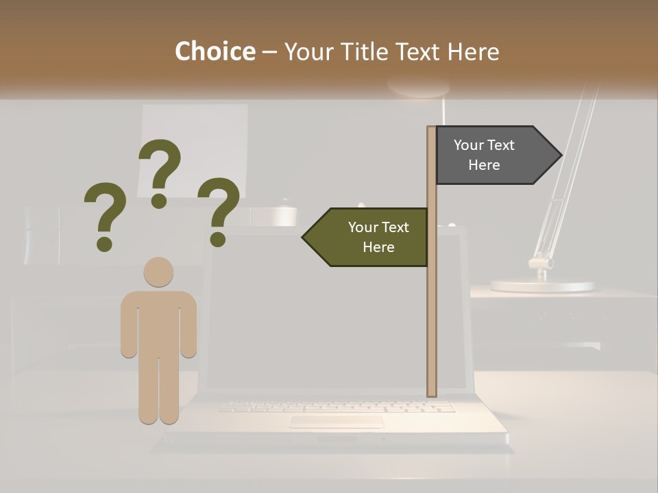 Standing Parent Family PowerPoint Template