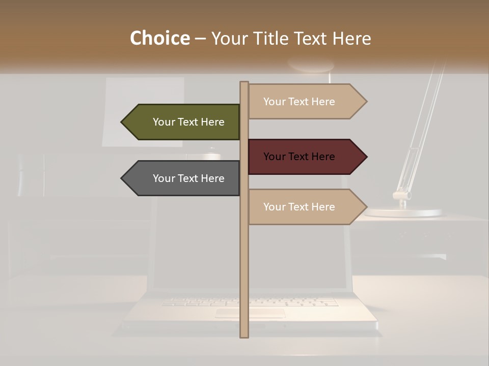 Standing Parent Family PowerPoint Template