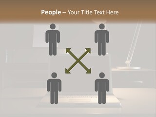 Standing Parent Family PowerPoint Template