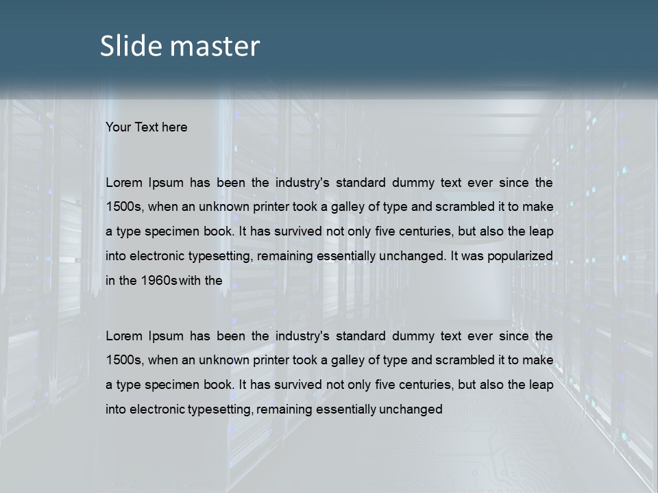 Sea Mother Single PowerPoint Template