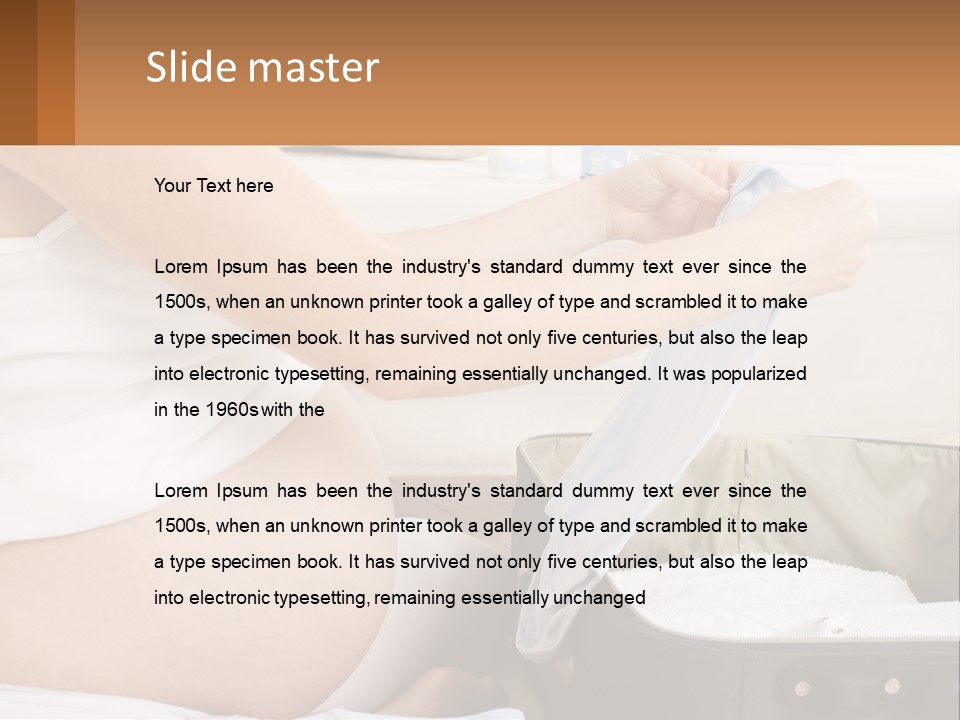 Peaceful Elderly Lifestyle PowerPoint Template