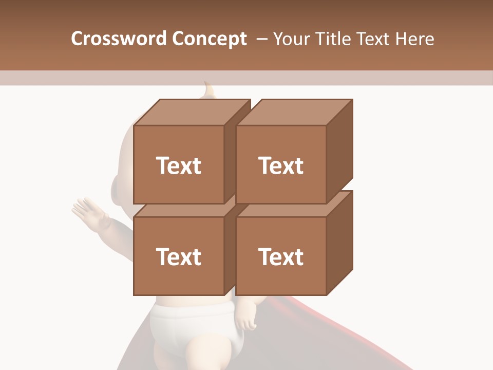 Caucasian Older Sad PowerPoint Template