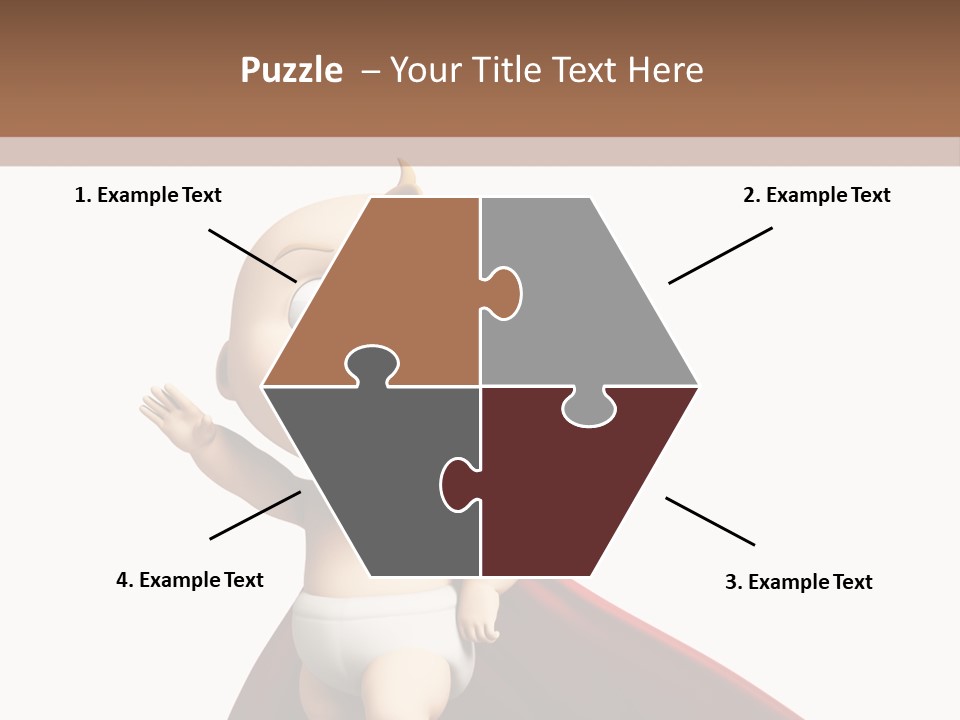 Caucasian Older Sad PowerPoint Template