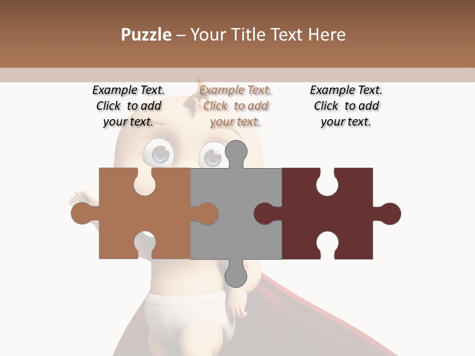 Caucasian Older Sad PowerPoint Template