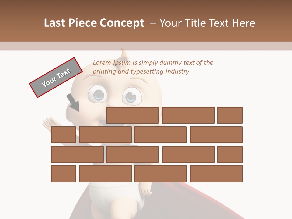 Caucasian Older Sad PowerPoint Template
