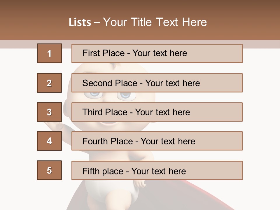 Caucasian Older Sad PowerPoint Template