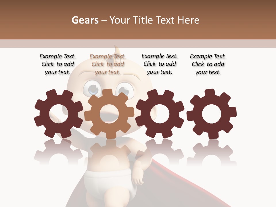 Caucasian Older Sad PowerPoint Template