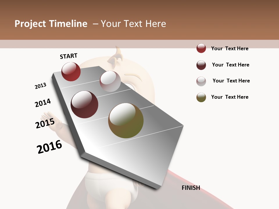 Caucasian Older Sad PowerPoint Template