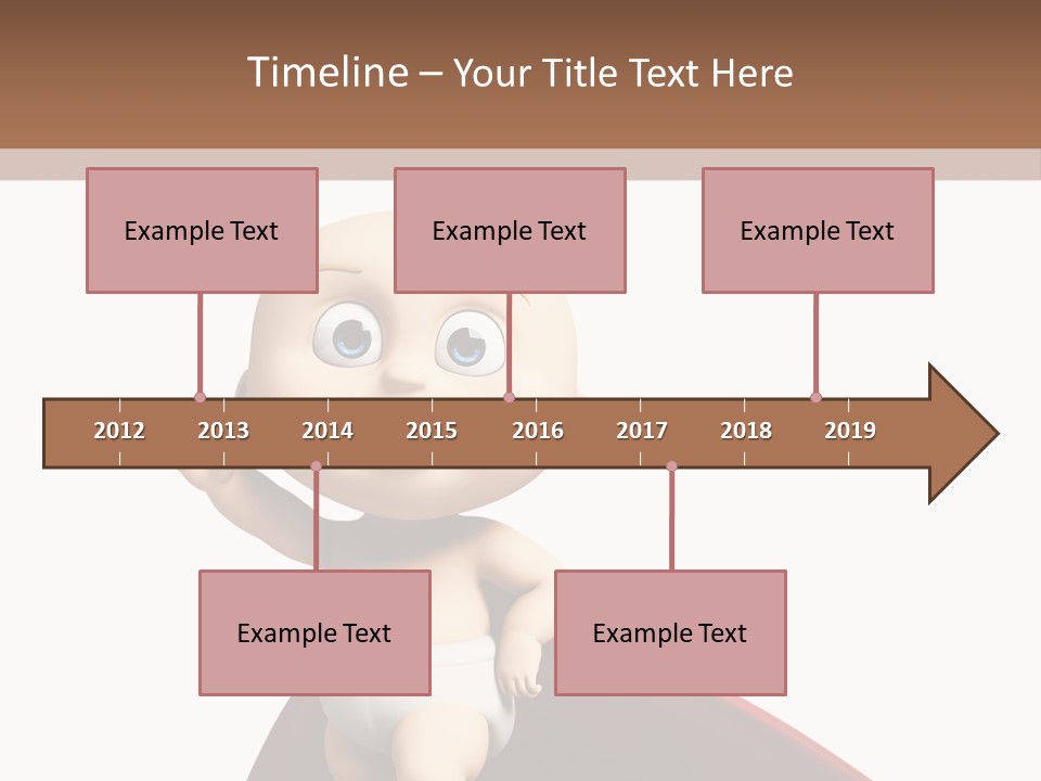 Caucasian Older Sad PowerPoint Template