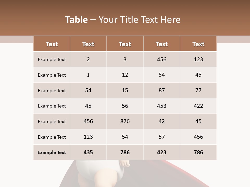 Caucasian Older Sad PowerPoint Template