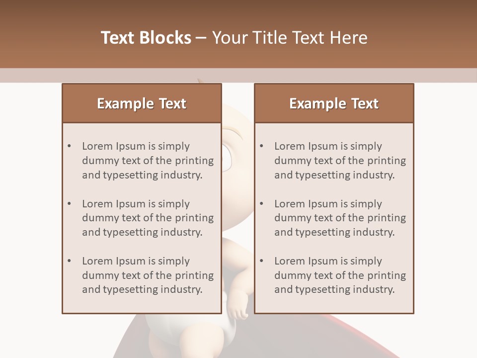Caucasian Older Sad PowerPoint Template