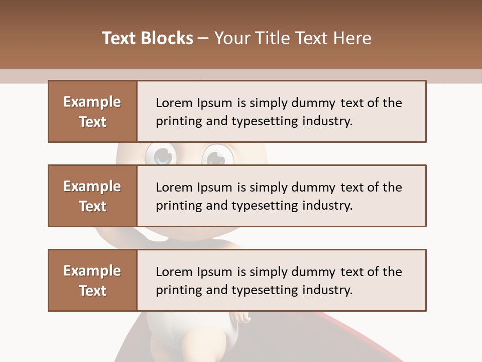 Caucasian Older Sad PowerPoint Template