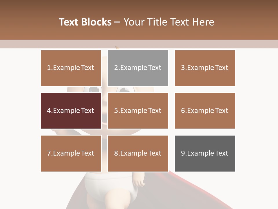 Caucasian Older Sad PowerPoint Template