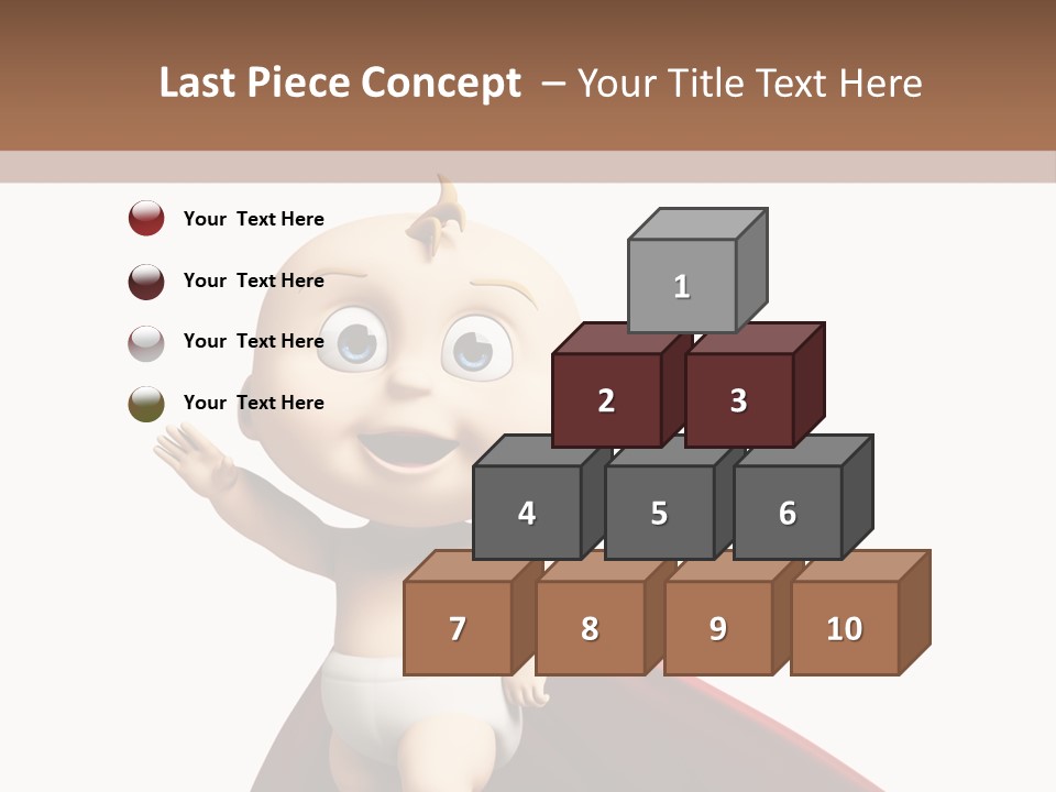 Caucasian Older Sad PowerPoint Template