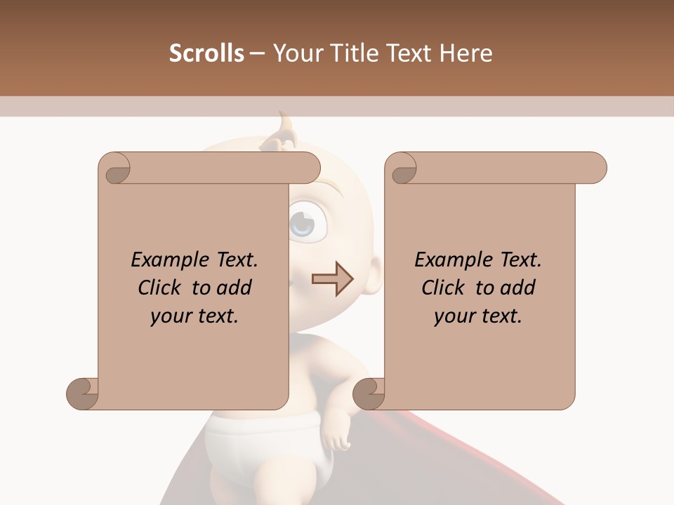 Caucasian Older Sad PowerPoint Template