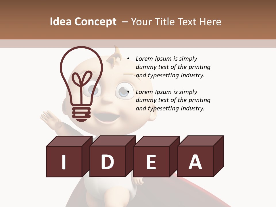 Caucasian Older Sad PowerPoint Template