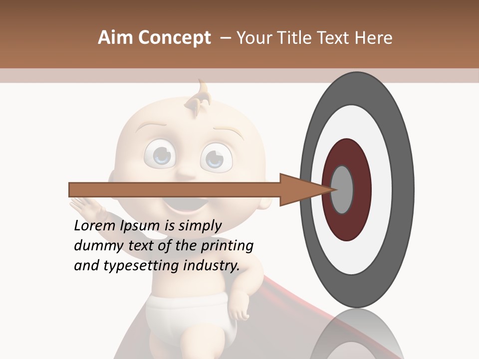 Caucasian Older Sad PowerPoint Template