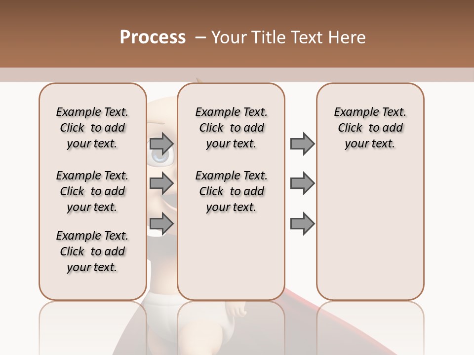 Caucasian Older Sad PowerPoint Template