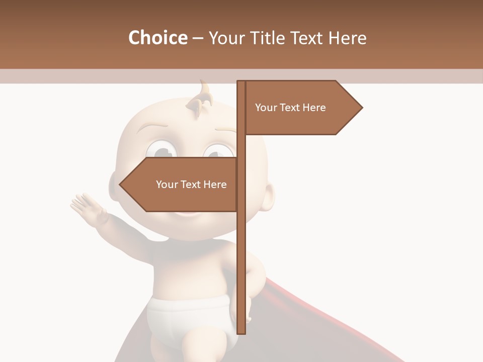 Caucasian Older Sad PowerPoint Template