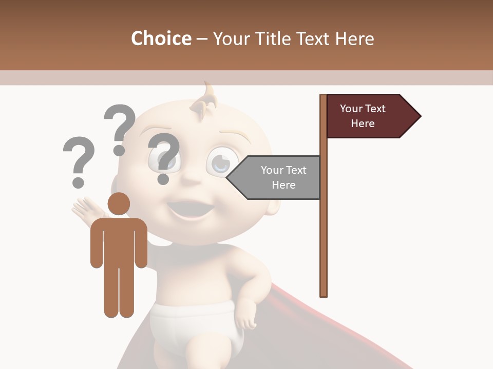 Caucasian Older Sad PowerPoint Template