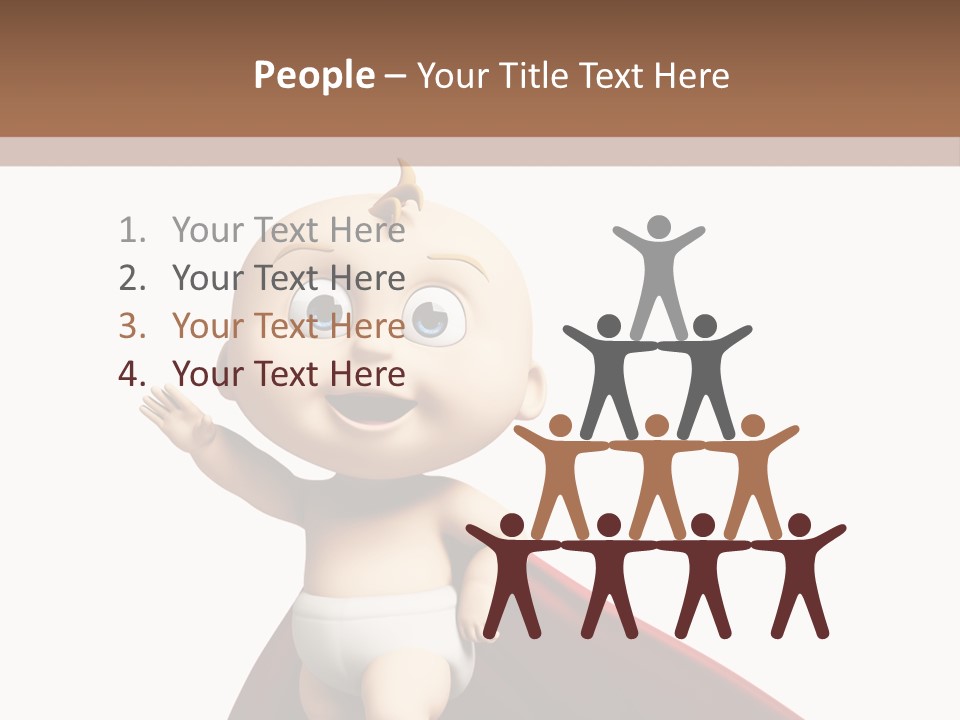 Caucasian Older Sad PowerPoint Template