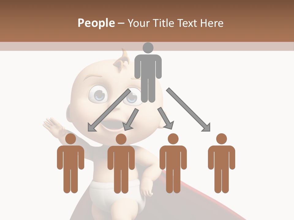 Caucasian Older Sad PowerPoint Template