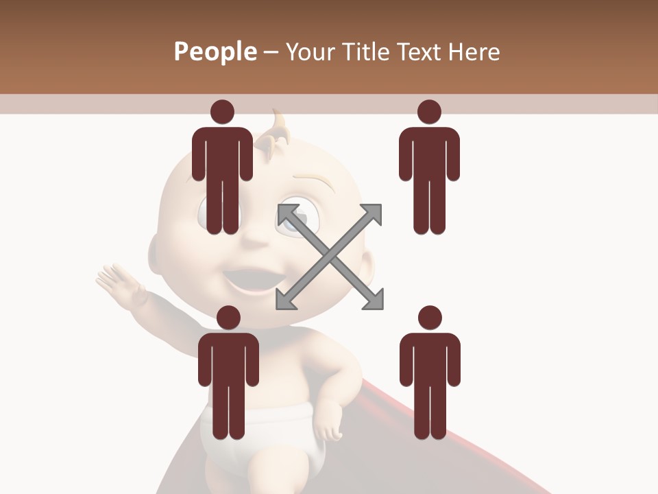 Caucasian Older Sad PowerPoint Template