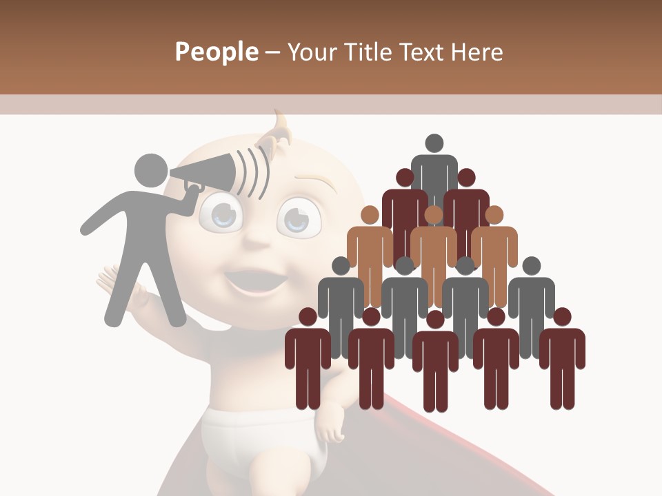 Caucasian Older Sad PowerPoint Template