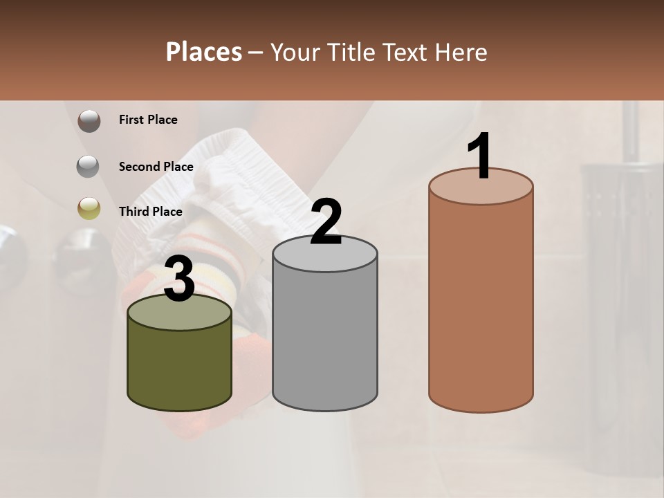 White Single Daughter PowerPoint Template