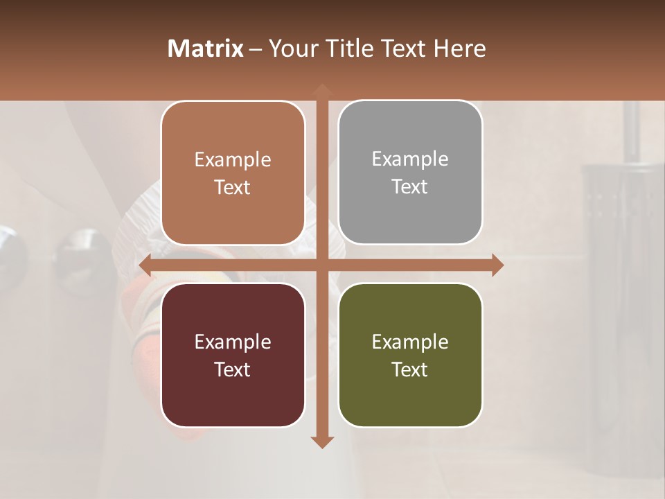 White Single Daughter PowerPoint Template