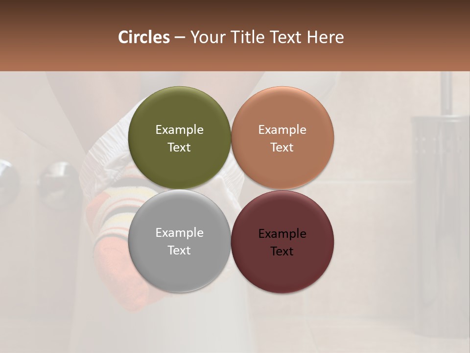 White Single Daughter PowerPoint Template