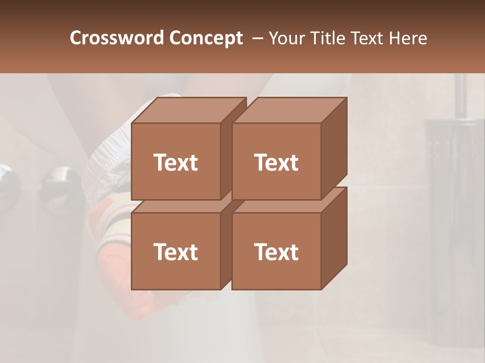 White Single Daughter PowerPoint Template