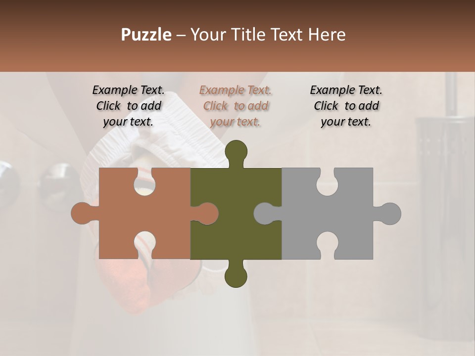 White Single Daughter PowerPoint Template