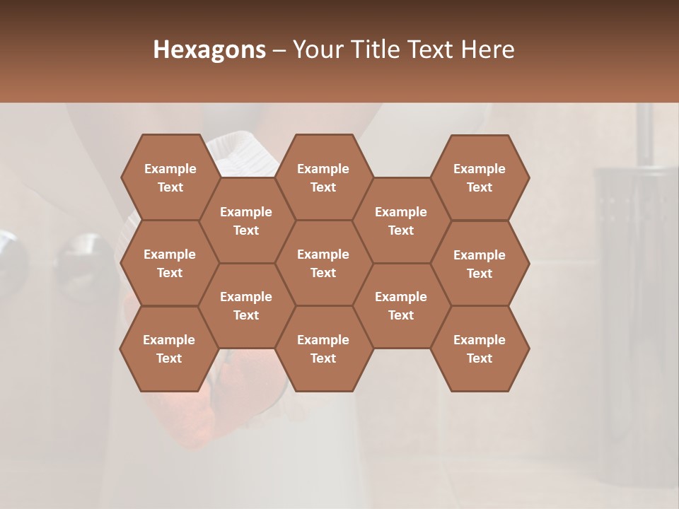 White Single Daughter PowerPoint Template