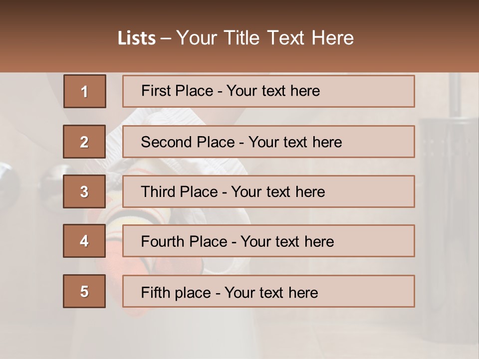 White Single Daughter PowerPoint Template