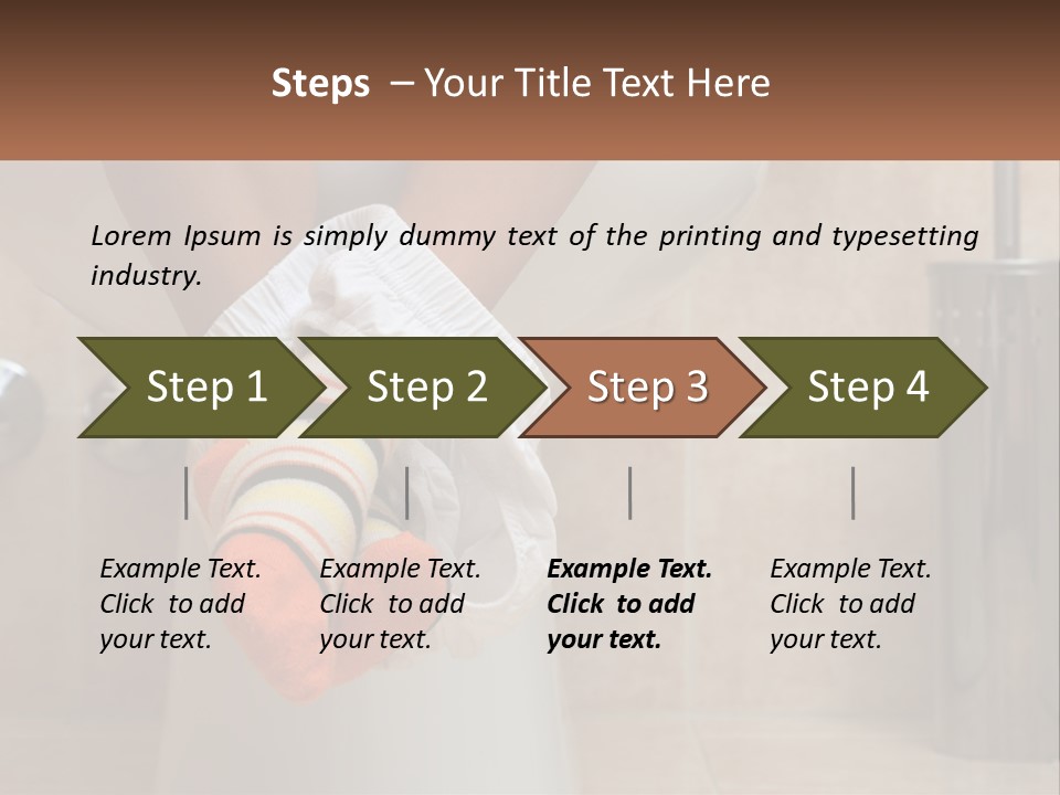 White Single Daughter PowerPoint Template