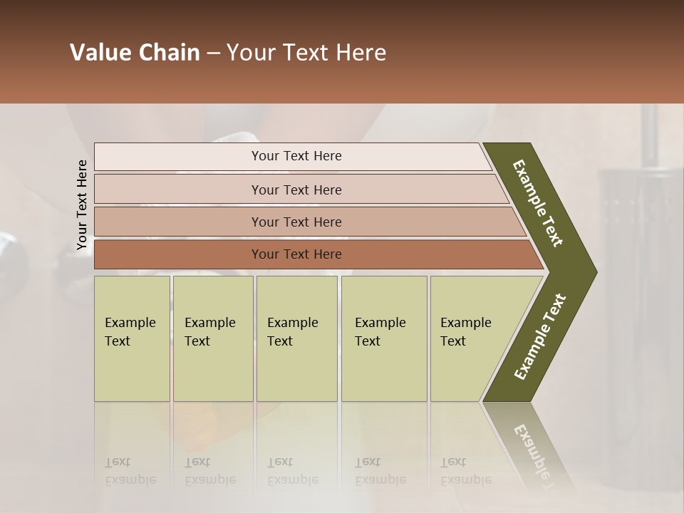 White Single Daughter PowerPoint Template