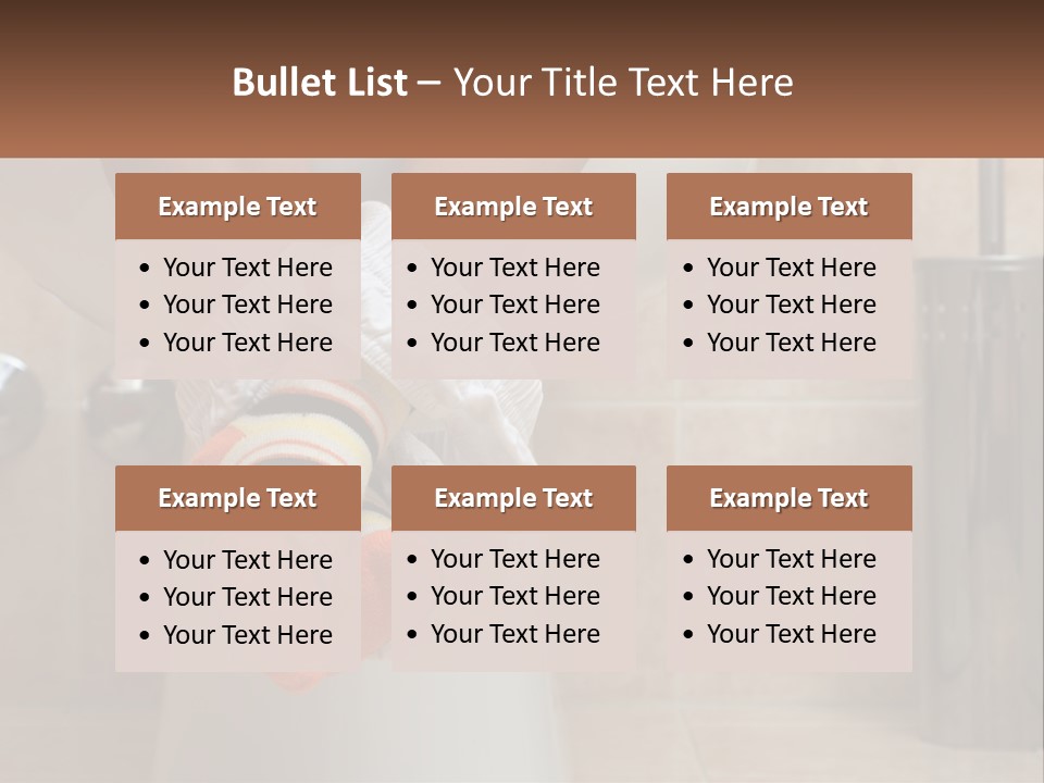 White Single Daughter PowerPoint Template