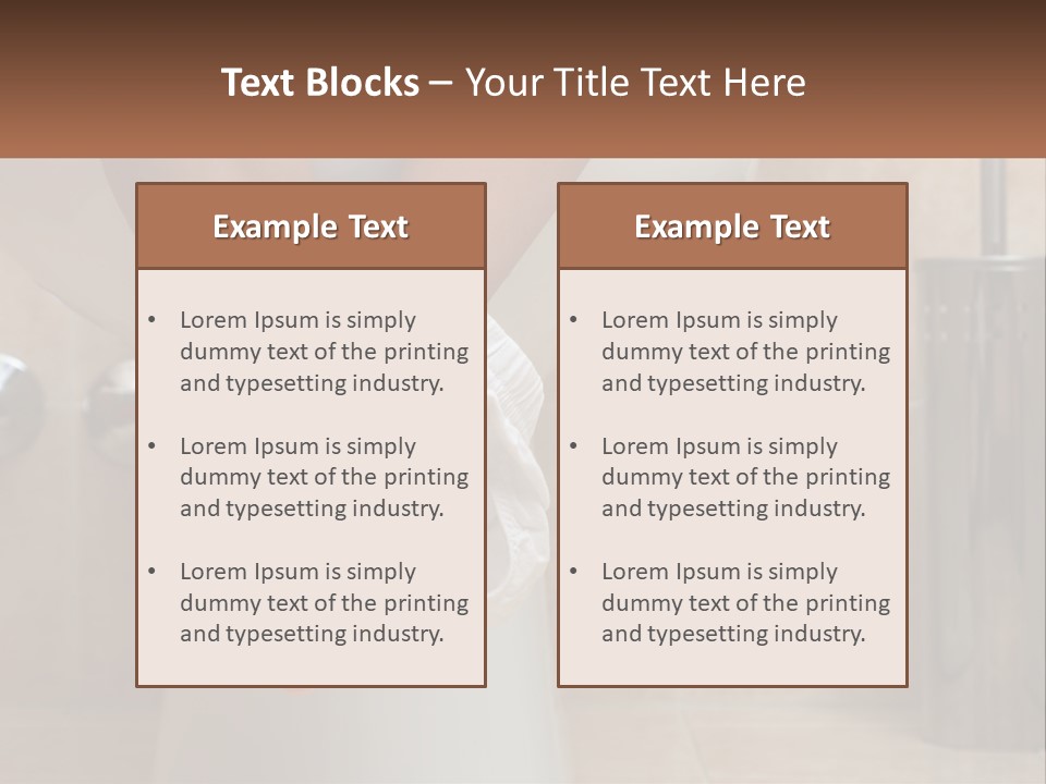 White Single Daughter PowerPoint Template