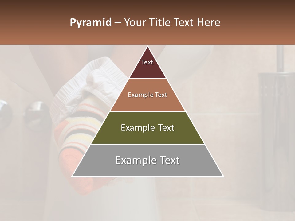 White Single Daughter PowerPoint Template