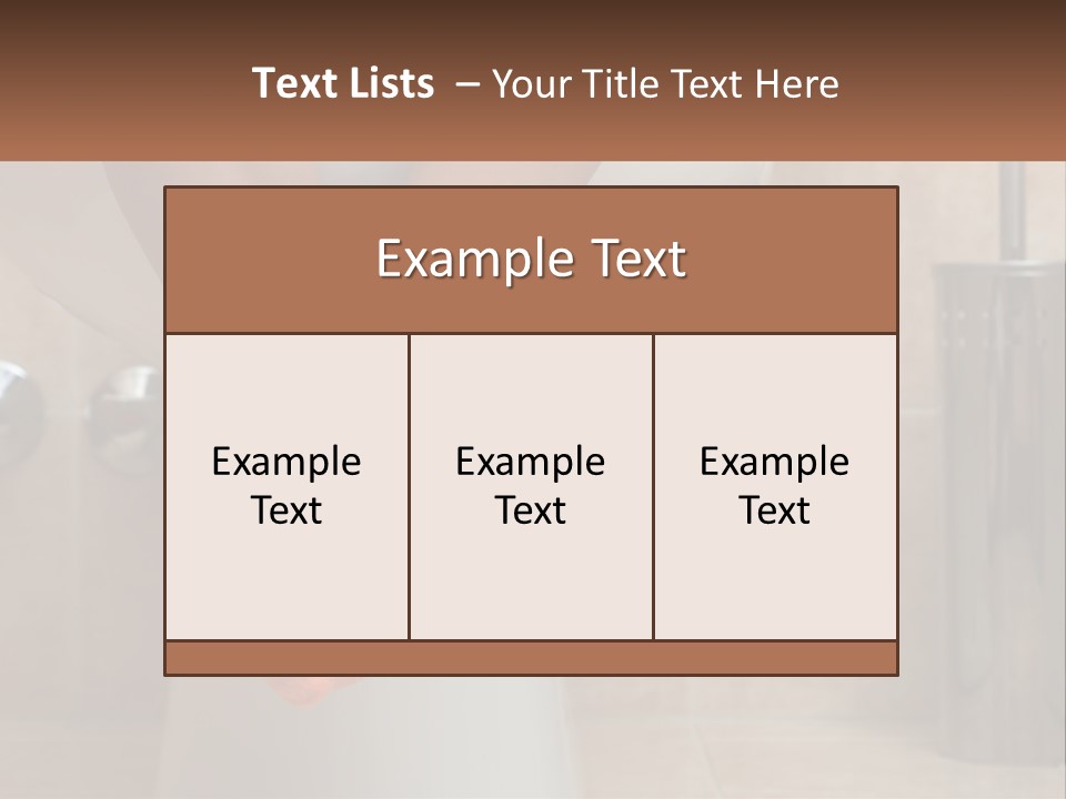 White Single Daughter PowerPoint Template
