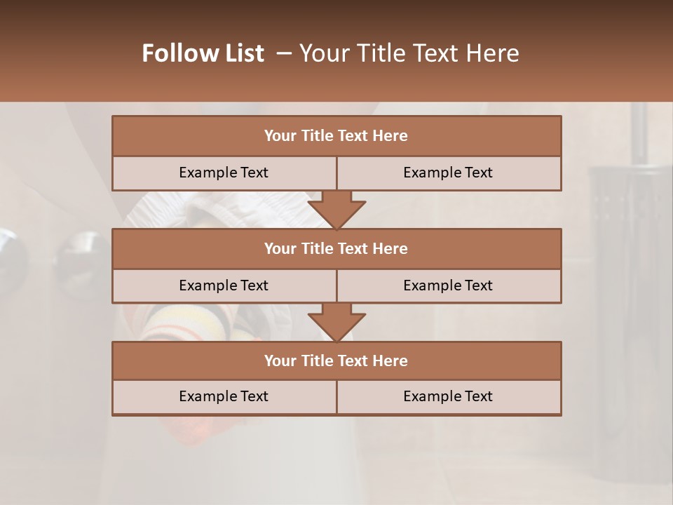 White Single Daughter PowerPoint Template