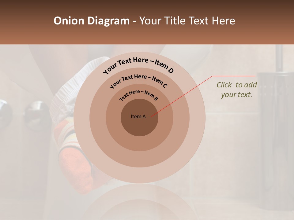 White Single Daughter PowerPoint Template