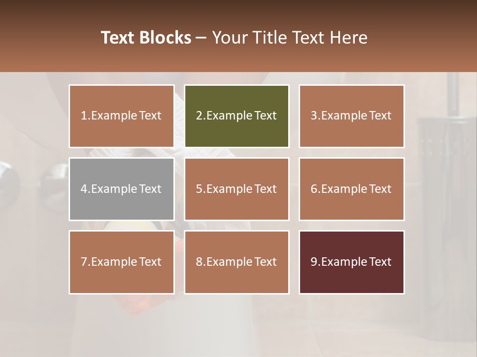 White Single Daughter PowerPoint Template