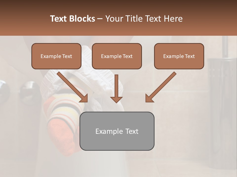 White Single Daughter PowerPoint Template