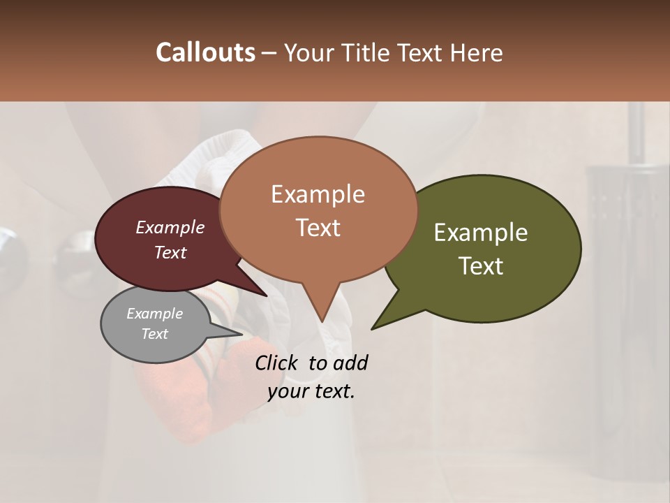 White Single Daughter PowerPoint Template