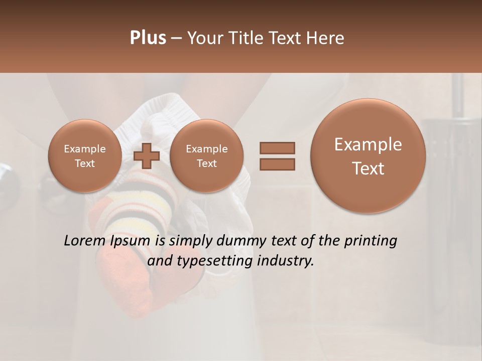 White Single Daughter PowerPoint Template