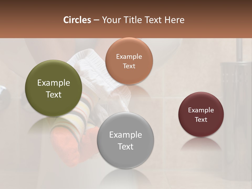 White Single Daughter PowerPoint Template