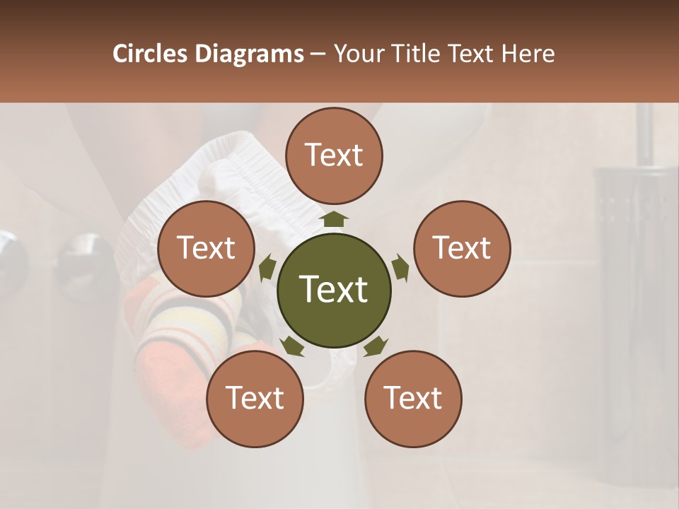 White Single Daughter PowerPoint Template