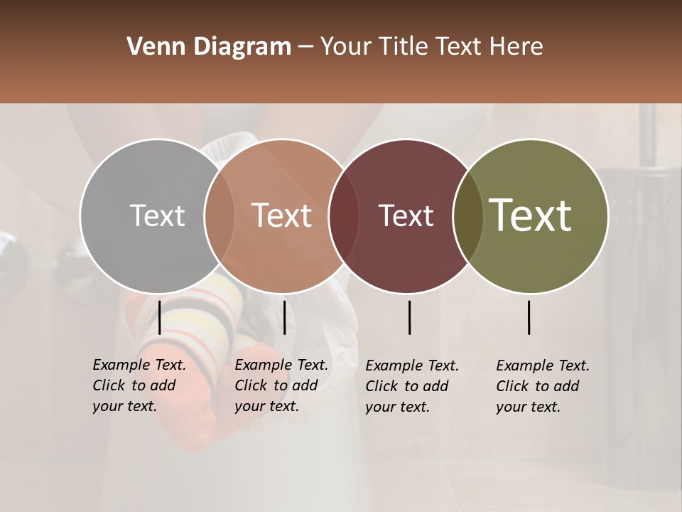 White Single Daughter PowerPoint Template